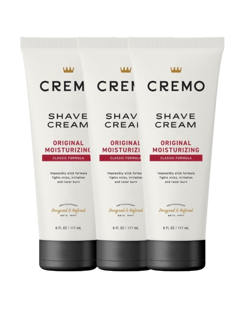 Cremo Original Moisturizing Shave Cream (3 PACK)